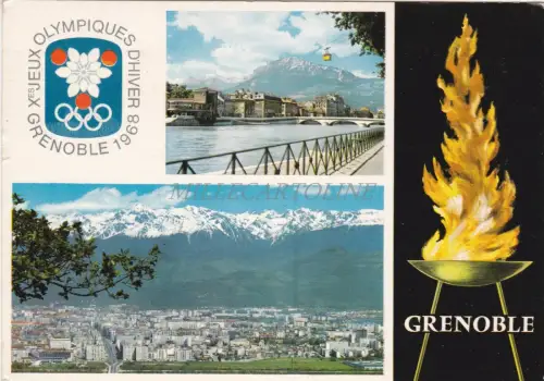FRANKREICH - Grenoble - X Olympische Winterspiele 1968 - Ansichten 1967