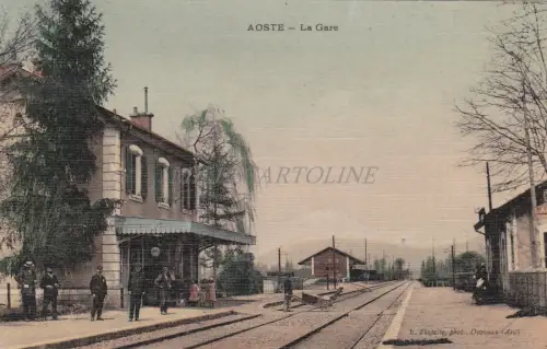 FRANKREICH - Aosta - La Gare 1910