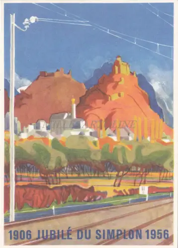 SCHWEIZ - Jubilé du Simplon 1906 1956