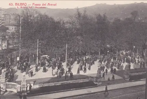 SPANIEN - Bilbao - Paseo del Arenal