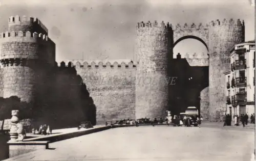 SPANIEN - Avila - Puerta del Alcazar - Foto Postkarte