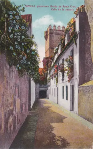 SPANIEN - Sevilla - Barrio de Santa Cruz, Calle de la Juderia 1929