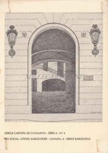 SPANIEN - Barcelona - Cercle Cartòfil de Catalunya - Serie A - N°4