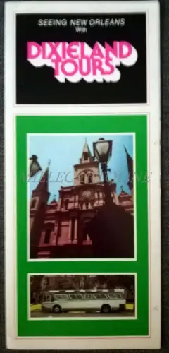 NEW ORLEANS - Dixieland Tours Faltblatt mit Fotos