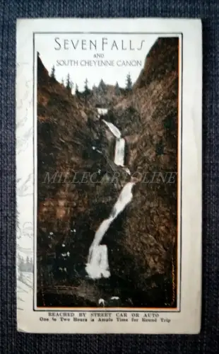 COLORADO SPRINGS - Seven Falls and South Cheyenne Canon - Photo Broschüre