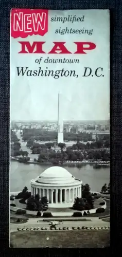 WASHINGTON D. C. - Kartendepliant