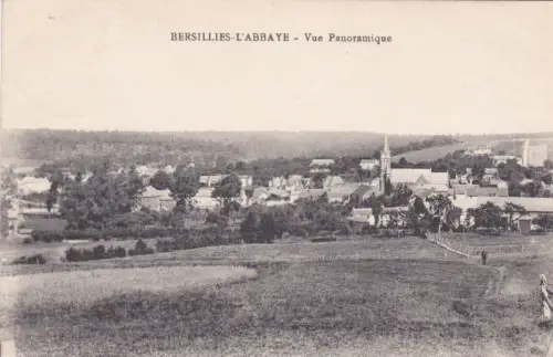 BELGIEN - Bersillies l'Abbaye - Panoramablick 1929