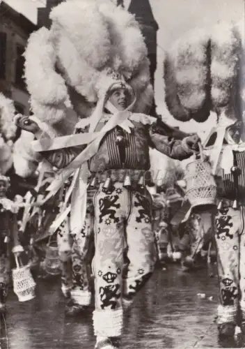 BELGIEN - Binche - Karneval - Foto Postkarte