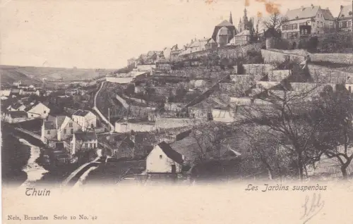 BELGIEN - Thuin - Les Jardins sususus 1903
