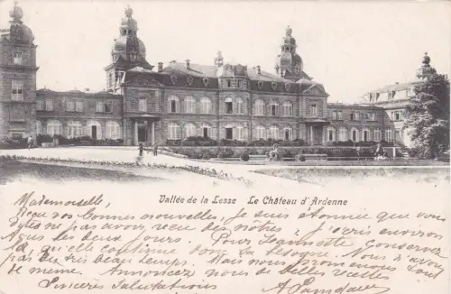 BELGIEN - Vallée de la Lesse - Chateau d'Ardenne 1903