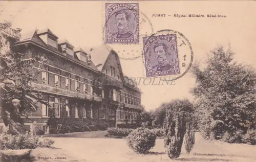 BELGIEN - Jumet - Militärkrankenhaus 1922