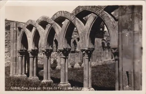 SPANIEN - Soria - San Juan de Duero - Detalle del Claustro - Foto Postkarte