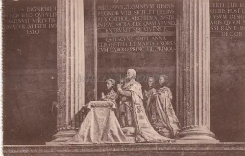 SPANIEN - El Escorial - Philipp II., seine Frauen und Kinder (Gruppe Leoni)