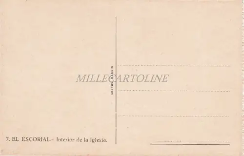 SPANIEN - El Escorial - Innenraum der Kirche