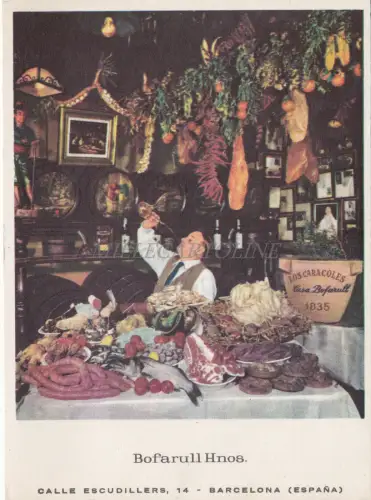 SPANIEN - Barcelona - Bofarull Hnos, Tipisches Restaurant