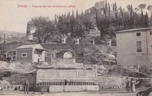 SPANIEN - Jativa - Brunnen der fünfundzwanzig Rohre