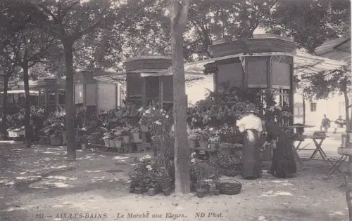 FRANKREICH - Aix-les-Bains - Blumenmarkt