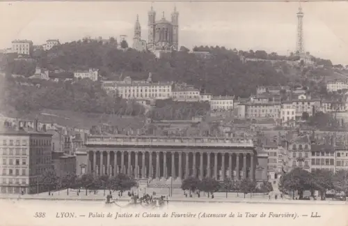 FRANKREICH - Lyon - Palais de Justice et Coteau de Fourvière