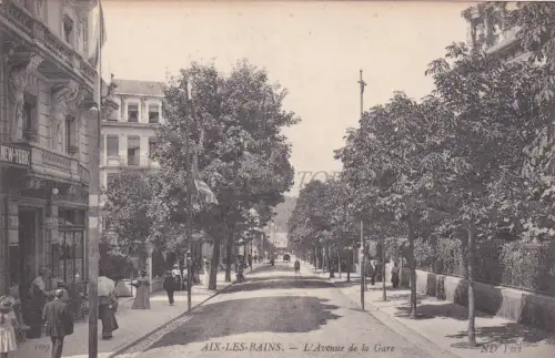 FRANKREICH - Aix-les-Bains - Avenue de la Gare