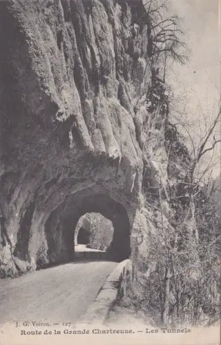 FRANKREICH - Dauphiné - Route de la Grande Chartreuse, les Tunnels