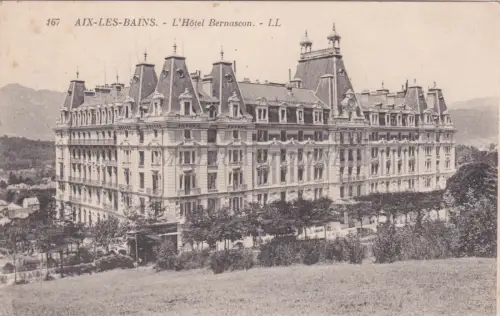 FRANKREICH - Aix-les-Bains - Hotel Bernascon 1929
