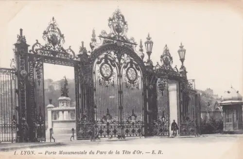FRANKREICH - Lyon - Porte Monumentale du Parc de la Tete d'Or