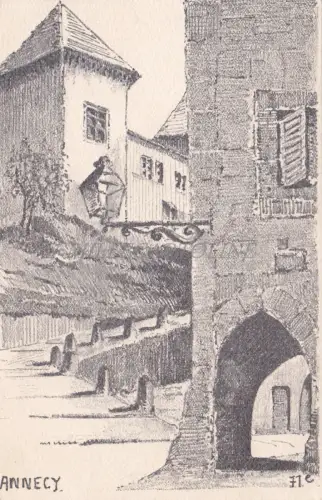 FRANKREICH - Annecy - Illustrierte Ansicht