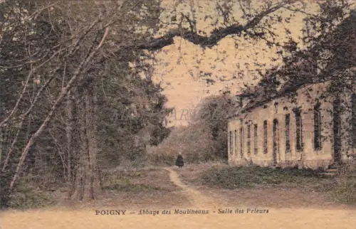 FRANKREICH - Poigny - Abbaye des Moulineaux - Salle des Prieurs
