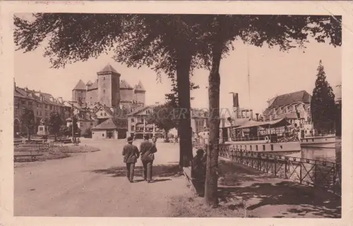 FRANKREICH - Annecy - La Place, le Port et le Chateau 1932