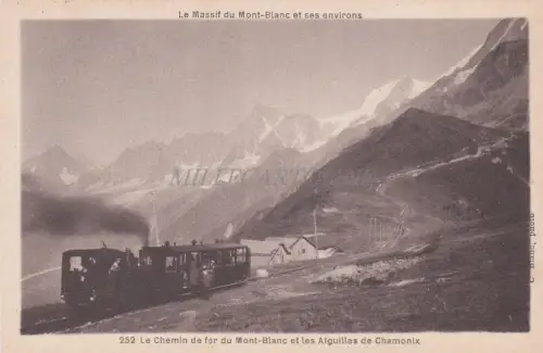 FRANKREICH - Le Chemin de fer du Mont-Blanc et les Aiguilles de Chamonix