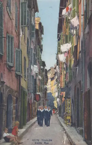 FRANKREICH - Toulon - Vieille Rue 1936