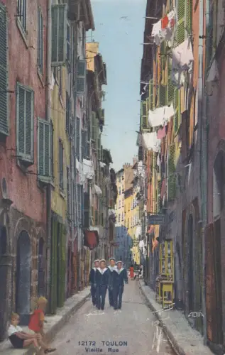FRANKREICH - Toulon - Vieille Rue 1936