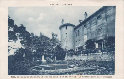 FRANKREICH - Chambéry - Environs, les Marches, le Chateau 1938