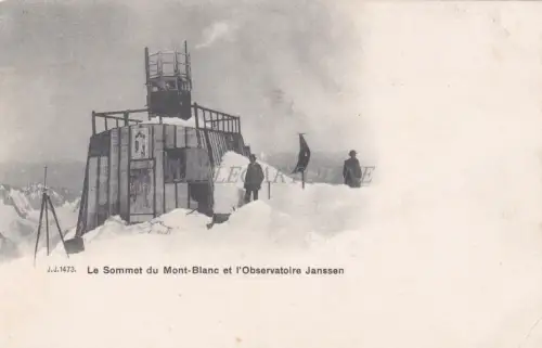 FRANKREICH - Le Sommet du Mont-Blanc et l'Observatoire Janssen
