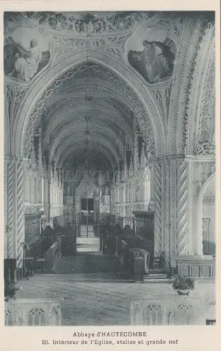 FRANKREICH - Hautecombe - Abtei, Innenraum der Kirche