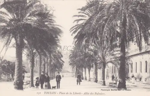 FRANKREICH - Toulon - Place de la Liberté, Allée des Palmiers