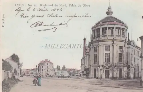 FRANKREICH - Lyon - Boulevard du Nord, Palais de Glace 1904