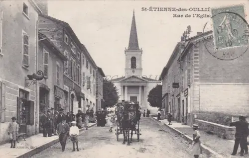FRANKREICH - St. Etienne des Oullieres - Rue de l'Eglise