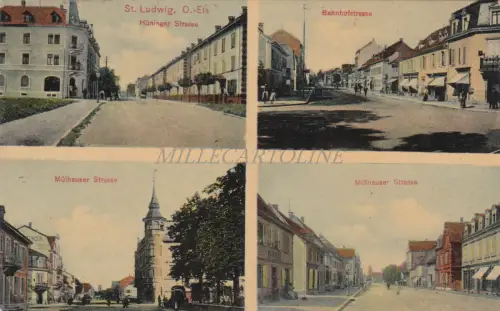 FRANKREICH - St. Ludwig - Ansichten - St. Louis 1912