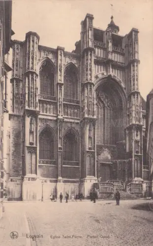 BELGIEN - Löwen - Kirche Saint Pierre, Westportal