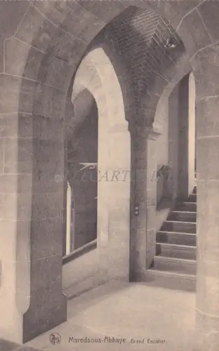 BELGIEN - Maredsous - Abtei, Große Treppe - Denée