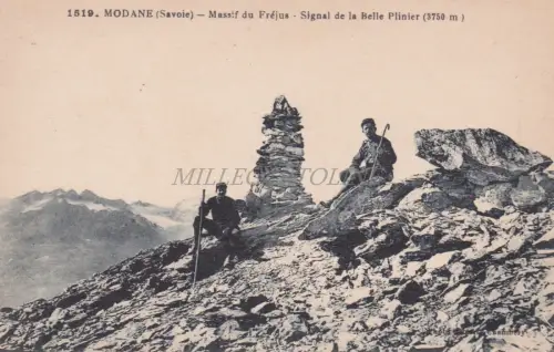 FRANKREICH - Modane, Massif du Fréjus, Signal de la Belle Plinier