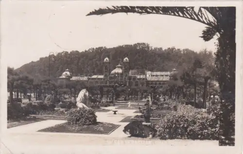 SPANIEN - San Sebastian, Casino, Franchigia Guerra Civil - Foto Postkarte 1937