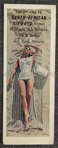 SOUTH AFRICAN AIRWAYS - Flug nach Südafrika, Broschüre mit Fotos