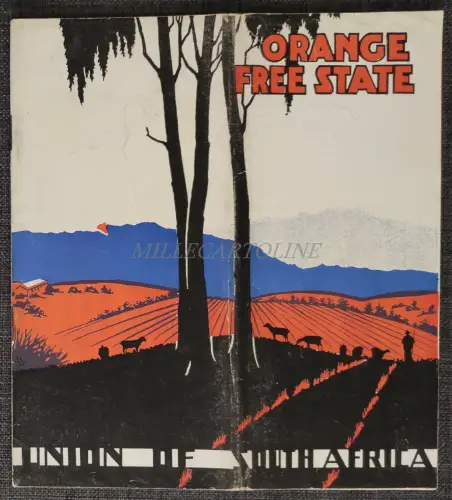 ORANGE FREE STATE - Südafrika, Touristenbroschüre mit Fotos 1933