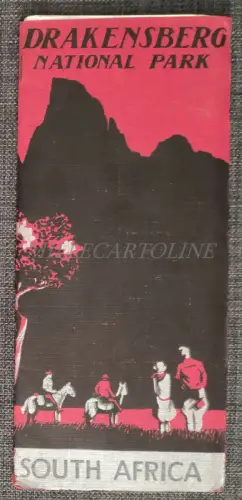 DRAKENSBERG NATIONALPARK - Südafrika, Touristenbroschüre mit Fotos 1933