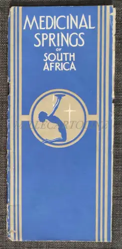 HEILQUELLEN SÜDAFRIKAS - Touristische Faltbroschüre mit Fotos 1933