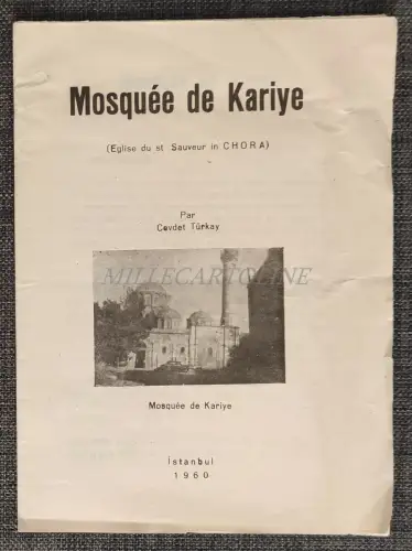 MOSQUEE DE KARIYE - St. Sauveur in Chora, Touristic Brochure, Istanbul 1960