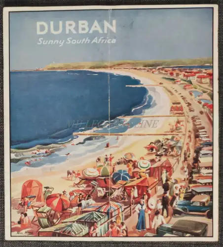 DURBAN SUNNY SOUTH AFRICA - Touristische Broschüre mit Fotos 1933