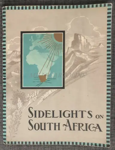 SEITENLICHTER AUF SÜDAFRIKA - Touristenprospekt mit Fotos 1930